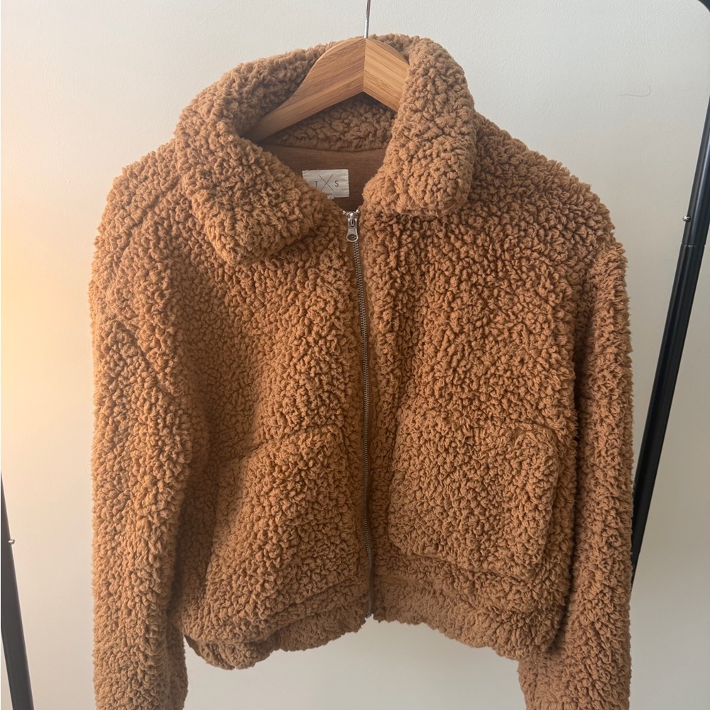 Cozy Brown Sherpa Jacket